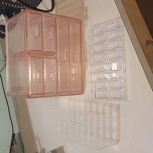 Acrylic makeup organization bundle